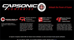 Desktop Screenshot of capsonic.com